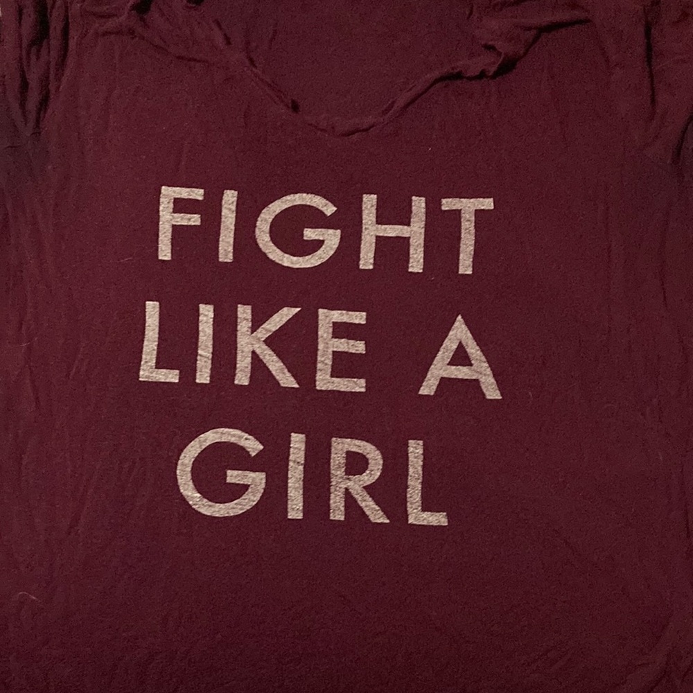 “Fight Like A Girl” shirt
